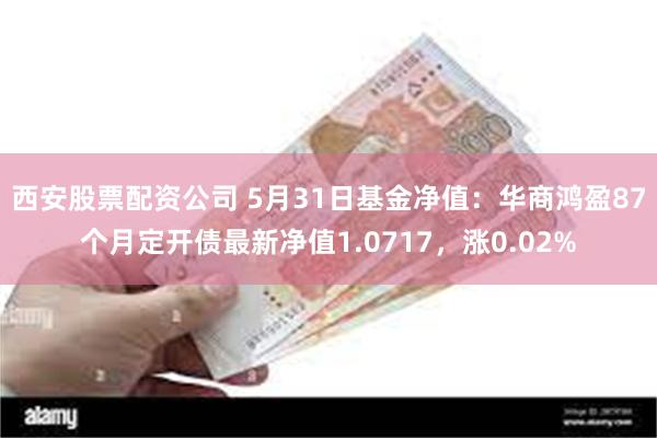 西安股票配资公司 5月31日基金净值：华商鸿盈87个月定开债最新净值1.0717，涨0.02%