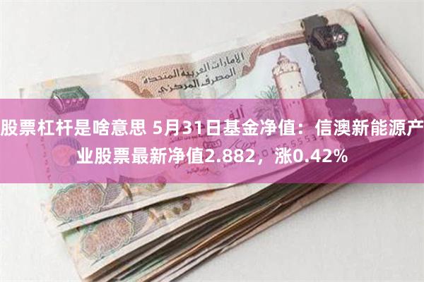 股票杠杆是啥意思 5月31日基金净值：信澳新能源产业股票最新净值2.882，涨0.42%