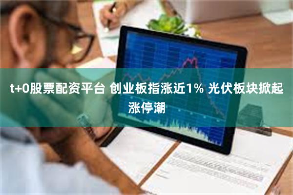 t+0股票配资平台 创业板指涨近1% 光伏板块掀起涨停潮