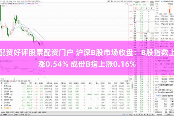 配资好评股票配资门户 沪深B股市场收盘：B股指数上涨0.54% 成份B指上涨0.16%