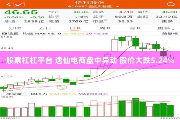 股票杠杠平台 逸仙电商盘中异动 股价大跌5.24%