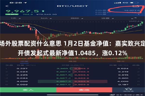 场外股票配资什么意思 1月2日基金净值：嘉实致兴定开债发起式最新净值1.0485，涨0.12%